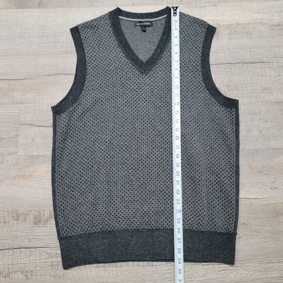 Banana Republic Mens Merino Wool Alpaca Blend Sweater Vest Size Large V Neck - Picture 5 of 6